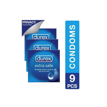 Durex Condom  Extra Safe  x 3 Pack Of 3